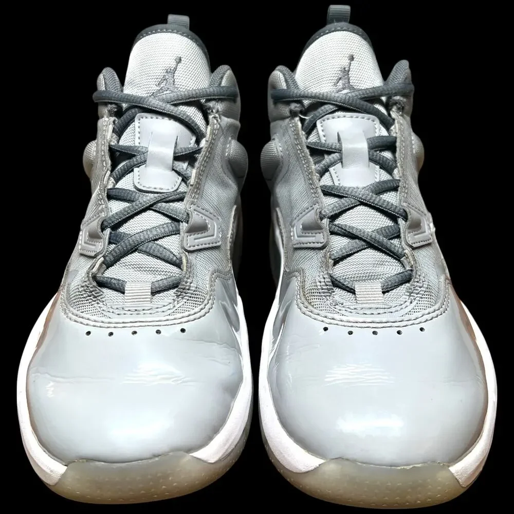 Nike Air Jordan Stay Loyal 3 Sneakers 4.5 Y Wolf Grey White Cool Grey FB9922-012